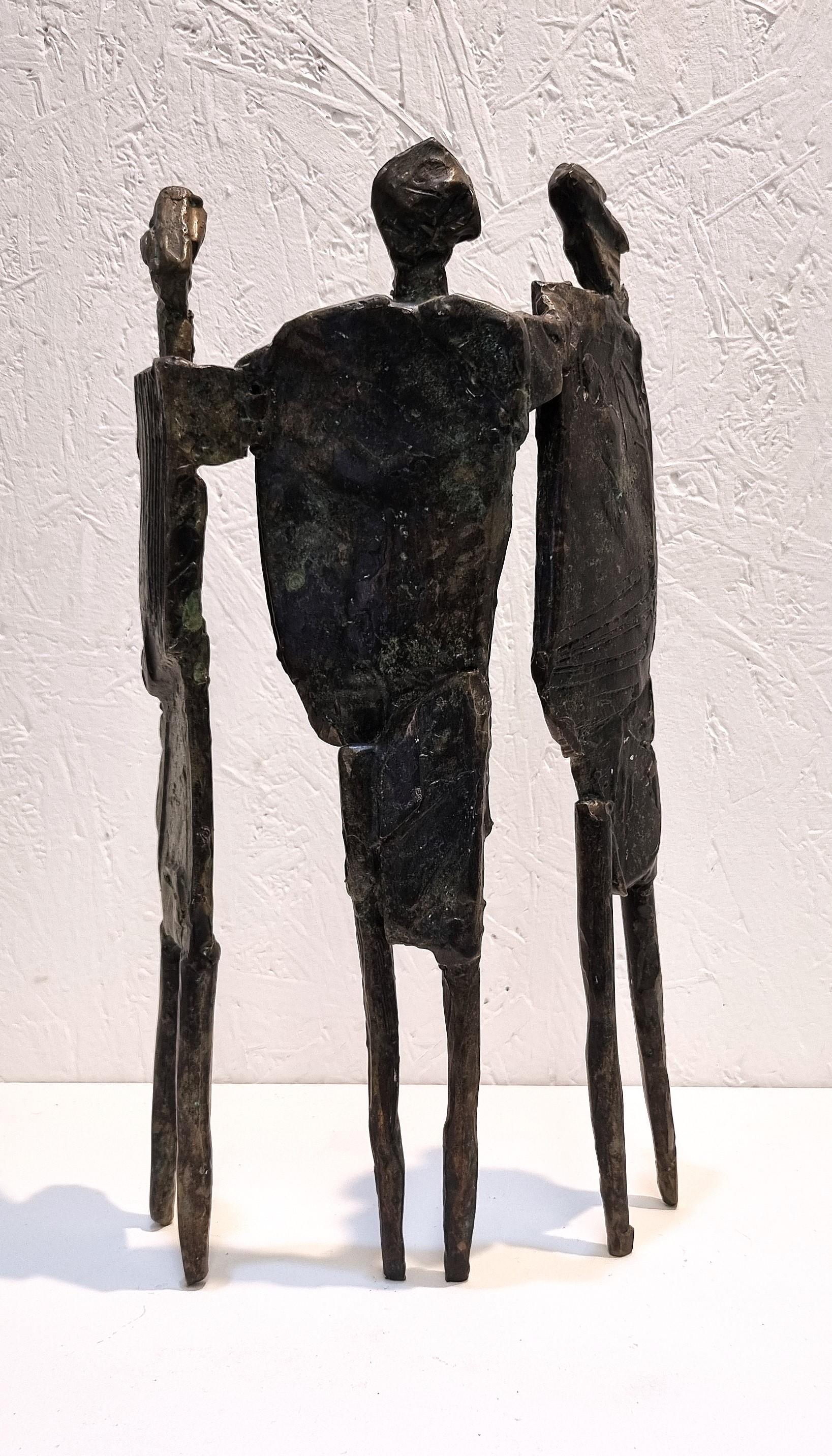A Private Meeting by Neil Wood Sculpture figurative contemporaine en bronze en vente 1