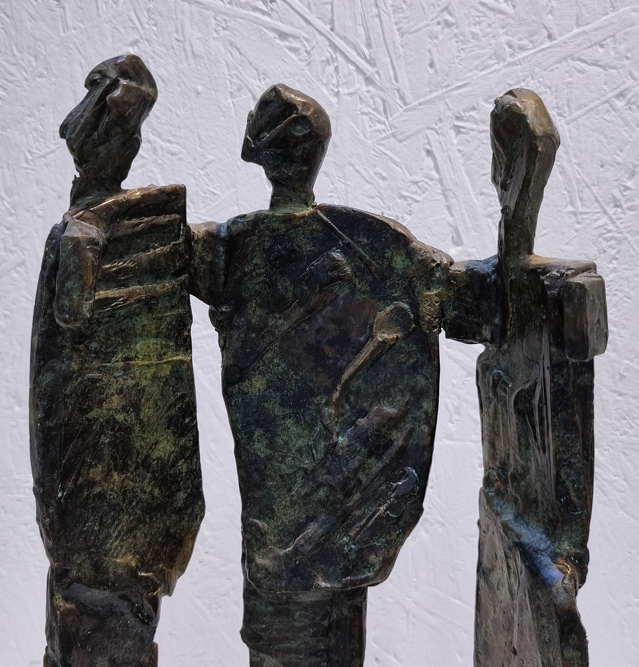 A Private Meeting by Neil Wood Sculpture figurative contemporaine en bronze en vente 3