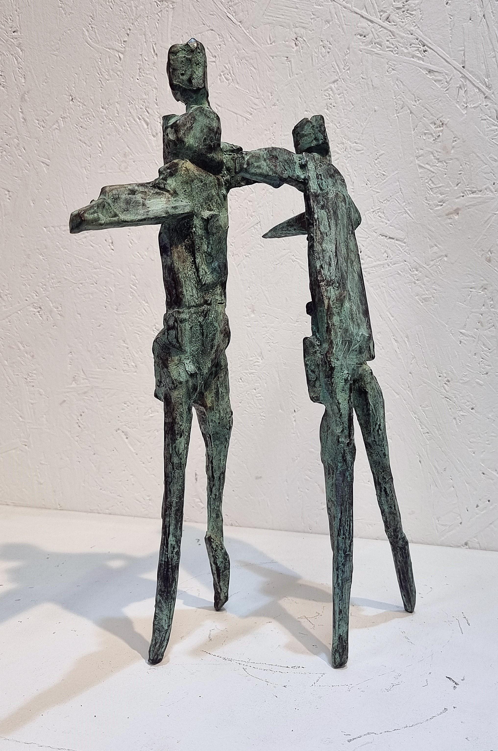 Geometria di una danza di Neil Wood Scultura figurativa contemporanea in bronzo in vendita 2