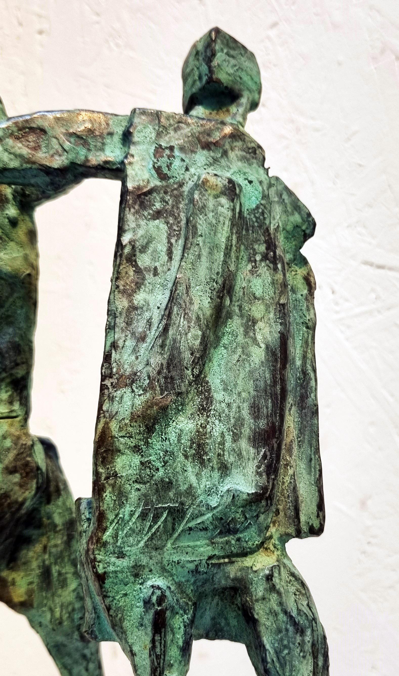 Geometria di una danza di Neil Wood Scultura figurativa contemporanea in bronzo in vendita 4