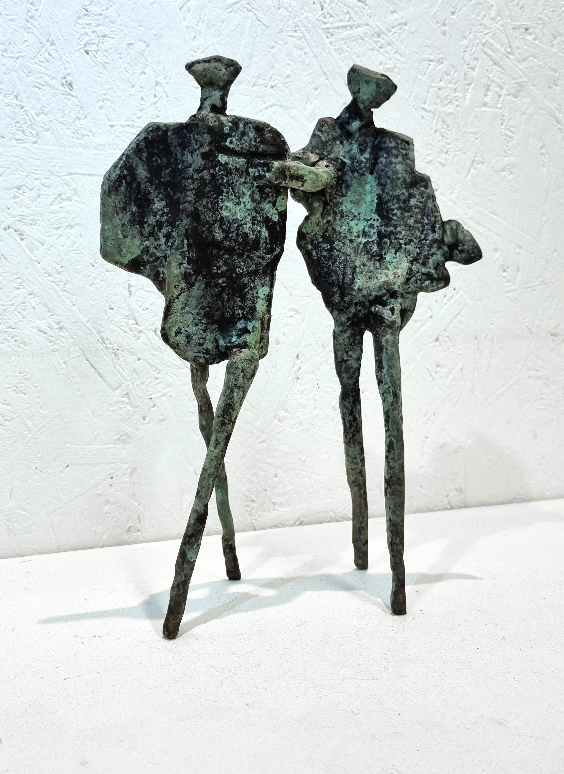 La danza revisitada de Neil Wood Escultura figurativa contemporánea de bronce en venta 1