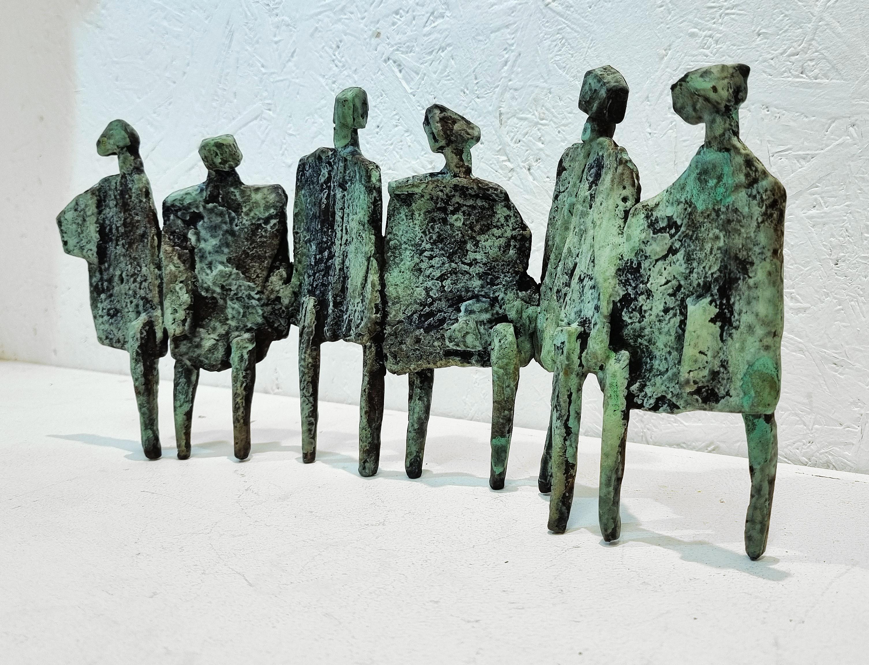 La línea de Neil Wood Escultura figurativa contemporánea de bronce en venta 1