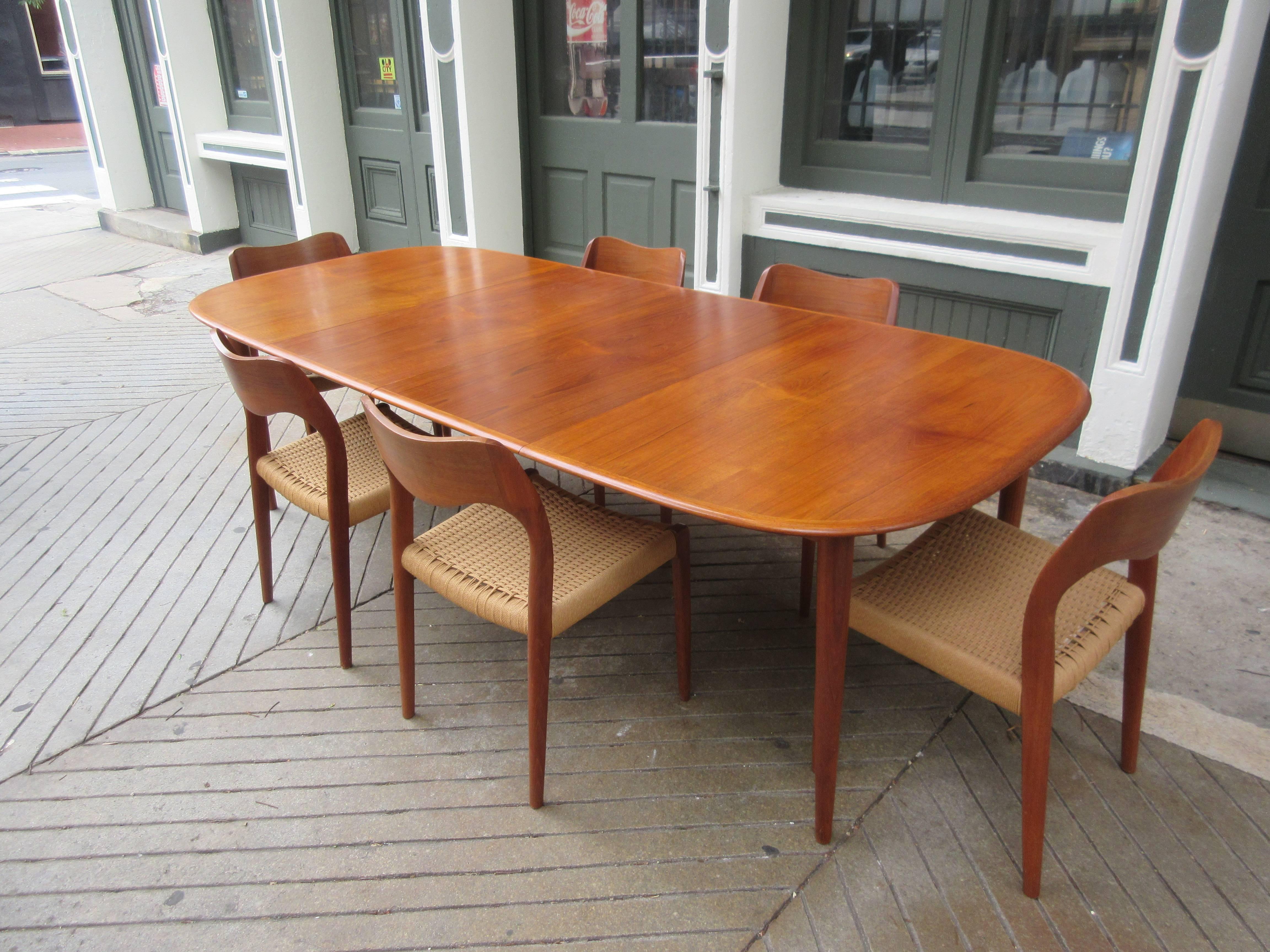 Neils Moeller Chairs Paired with MM Moreddi Teak Dining Table 5