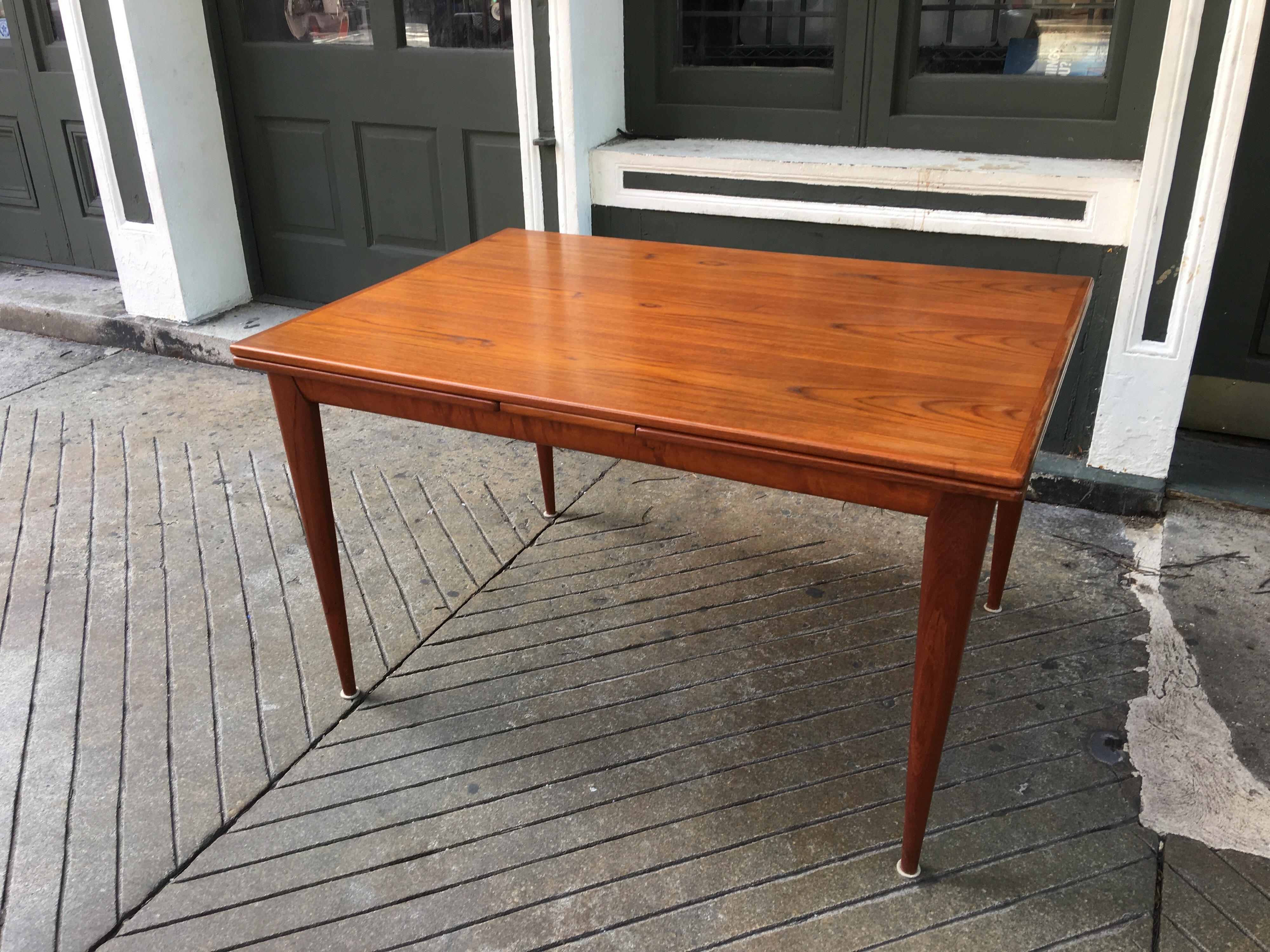 Danish Neils Moeller Teak Table And 6 Chairs