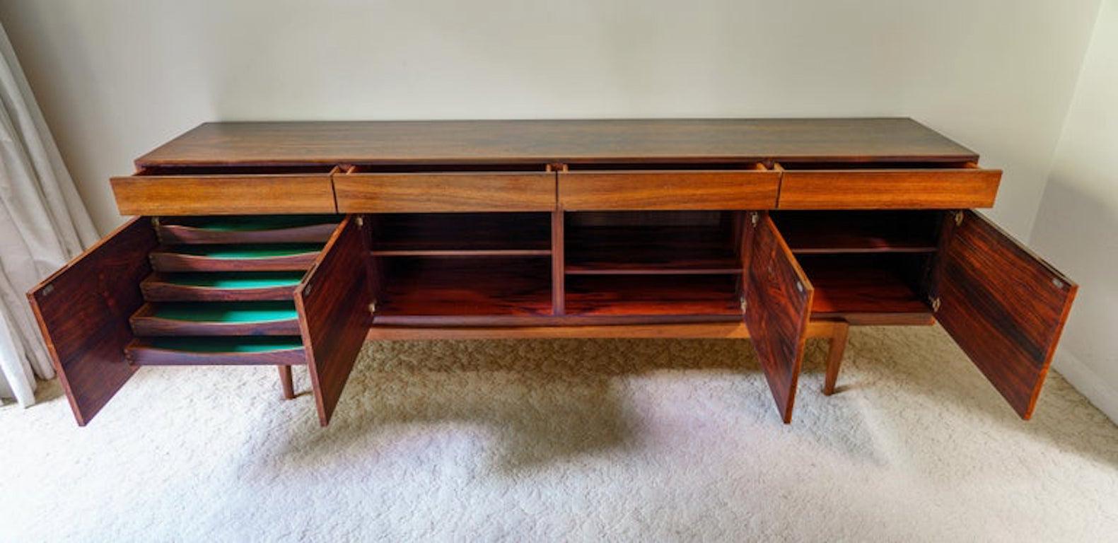 Mid-Century Modern Neils O Moller Rosewood Buffet Side Board