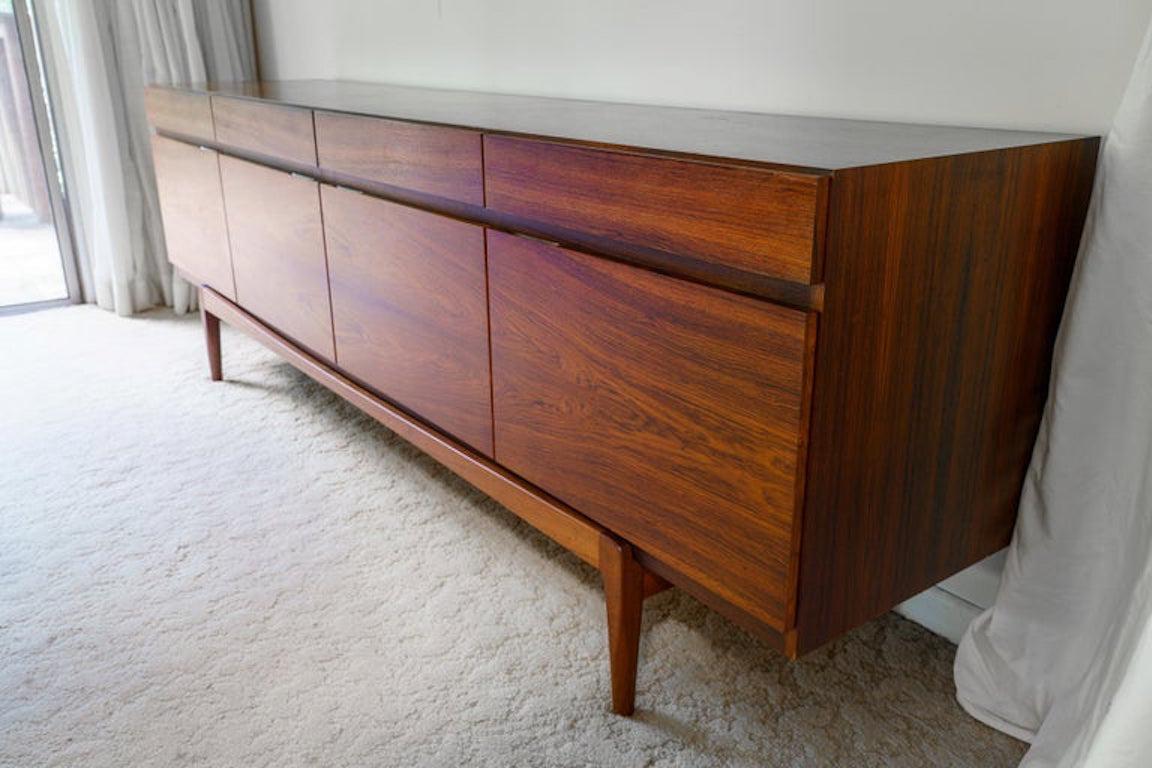 Neils O Moller Rosewood Buffet Side Board In Good Condition In West Palm Beach, FL