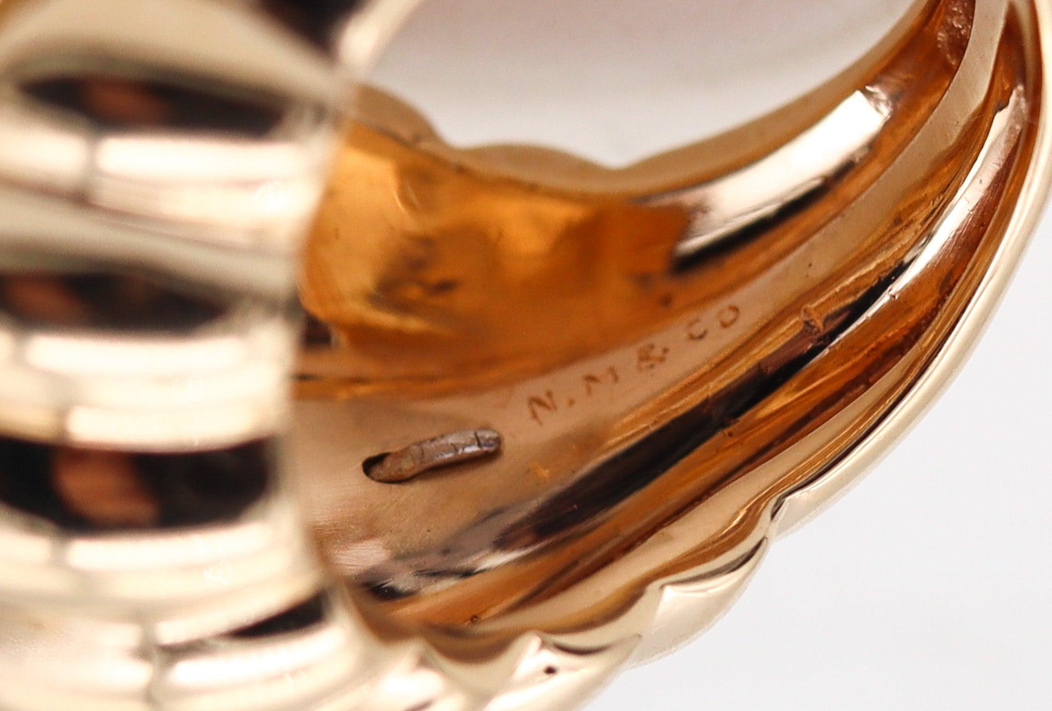 Women's NEIMAN MARCUS 1950 Cocktail Ring In 18Kt Gold With 1.05 Ctw VS Diamonds