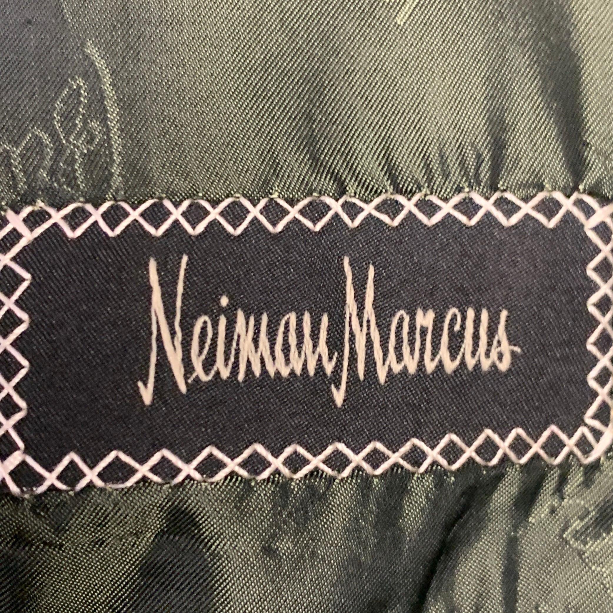 NEIMAN MARCUS Size 46 Regular Grey Brown Purple Plaid Wool Sport Coat For Sale 5