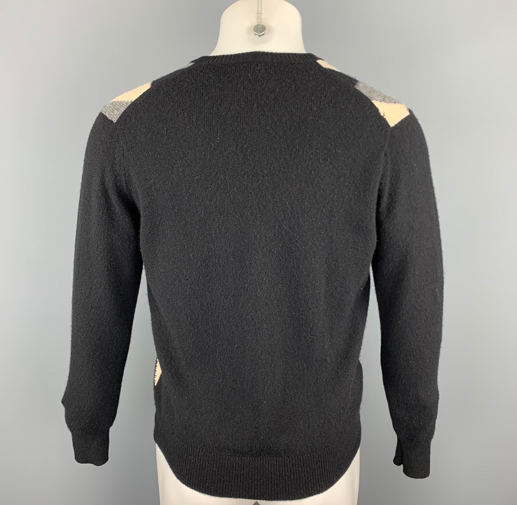 argyle cashmere sweater
