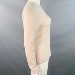 NEIMAN MARCUS Size XL Beige Cashmere Long Sleeve Pullover