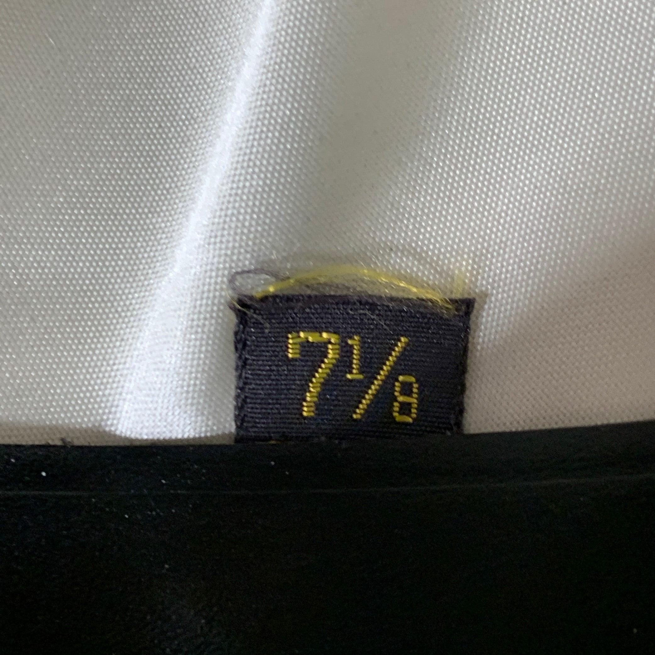 NEIMAN MARCUS Vintage Größe 7 1/8 Weekender Schwarz Pelz Filz Fedora Hut im Angebot 2
