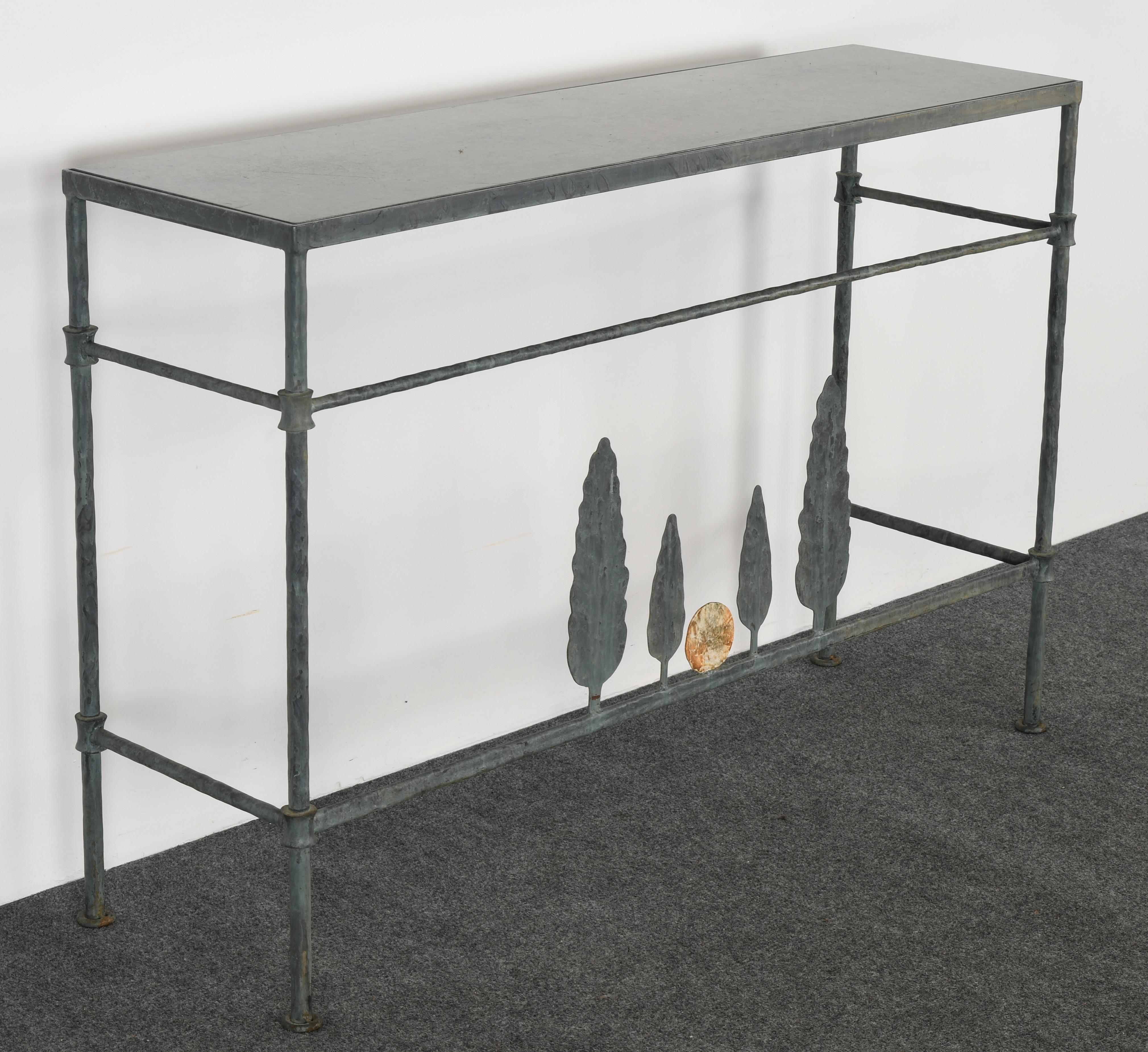 American Neirmann Weeks Giacometti Tree Console Table, 1980s