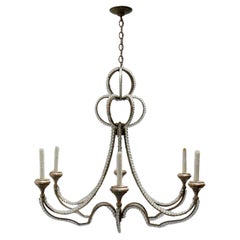 Neirmann Weeks Milan Silver Leaf Chandelier