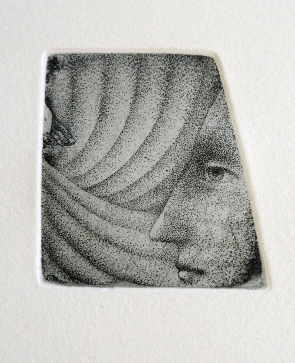 Carrousel  2001, 4/50, papier, gravure, 6,5x6 cm en vente 2