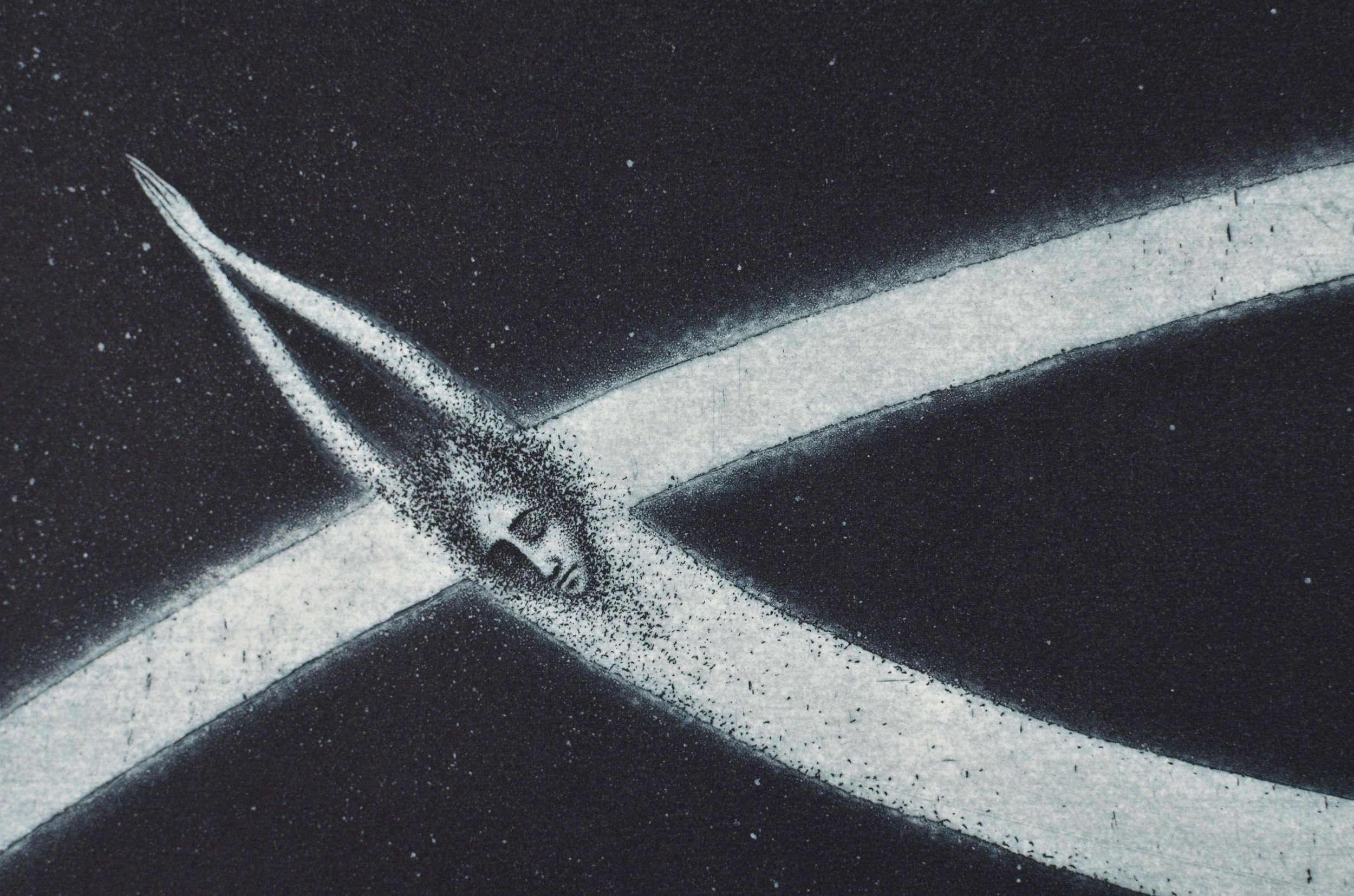 Change. Paper, etching, 39.5x59 cm For Sale 1