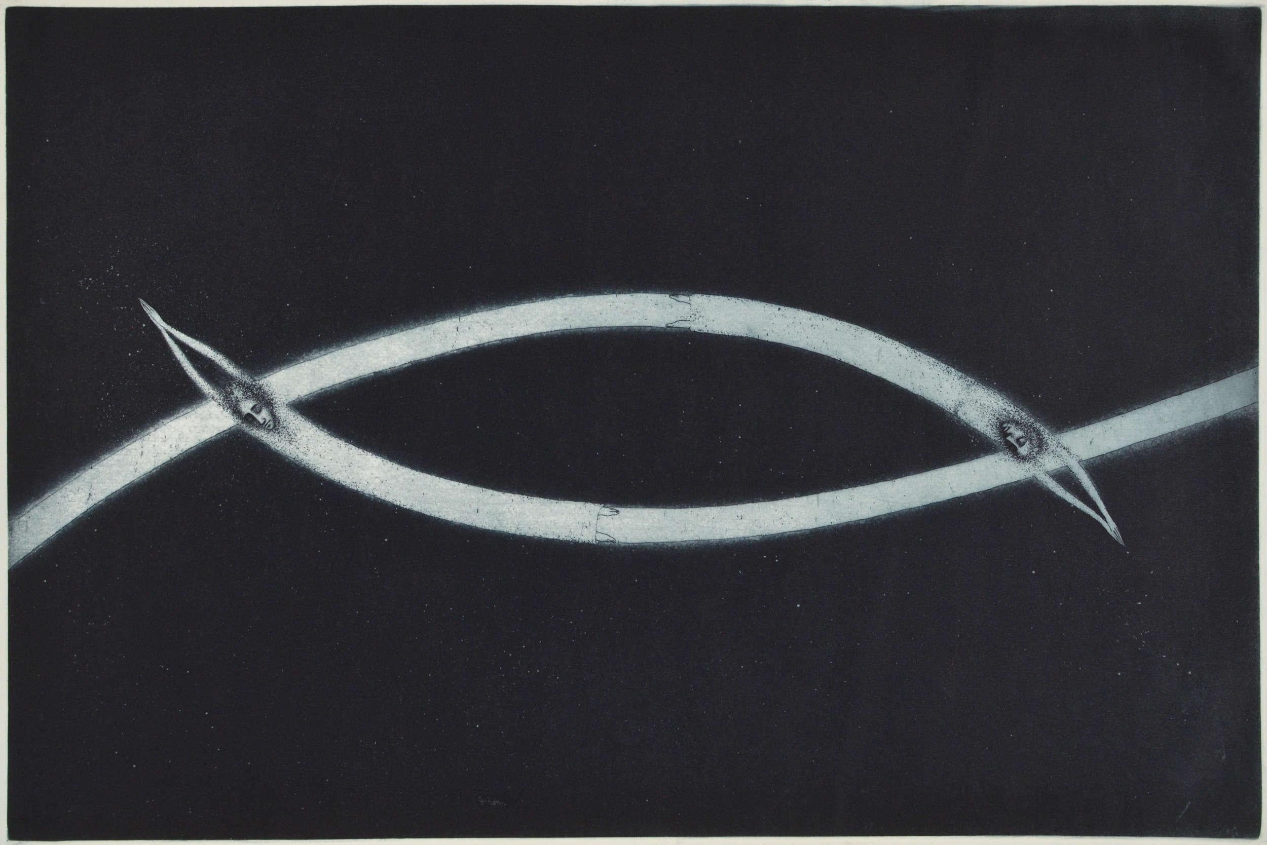 Change. Paper, etching, 39.5x59 cm