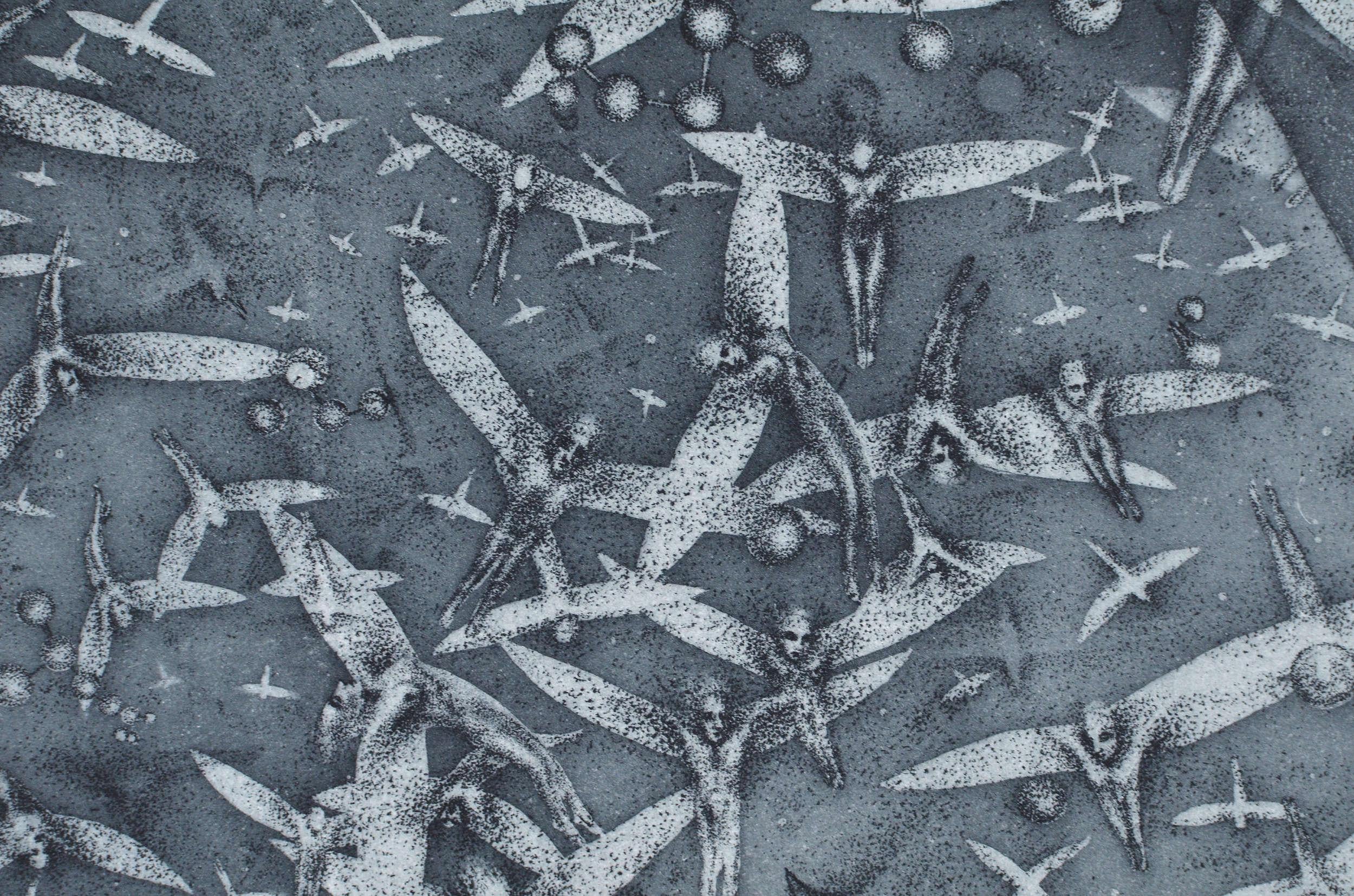 Porioheresis. 2004. Paper, etching, 49.5x51.5 cm For Sale 2