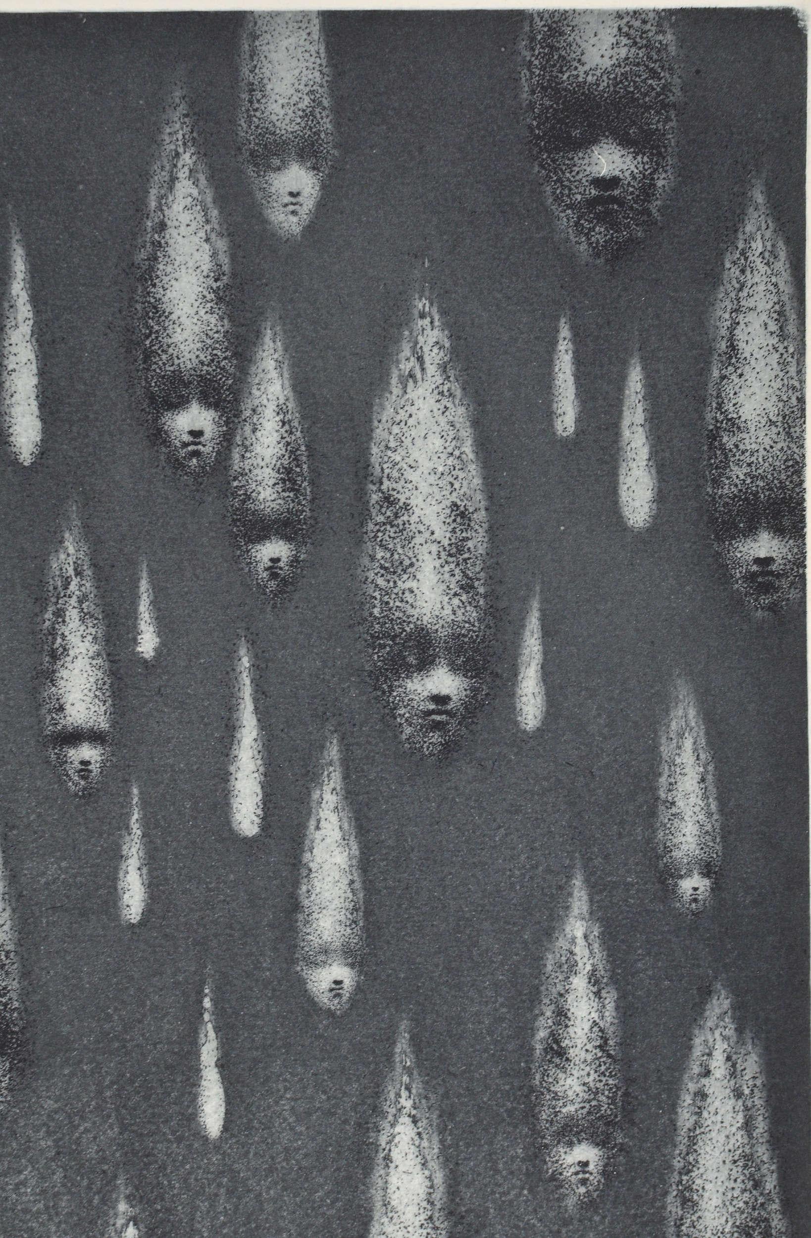 Nostalgia. 1995. Paper, etching, 41x36 cm For Sale 2