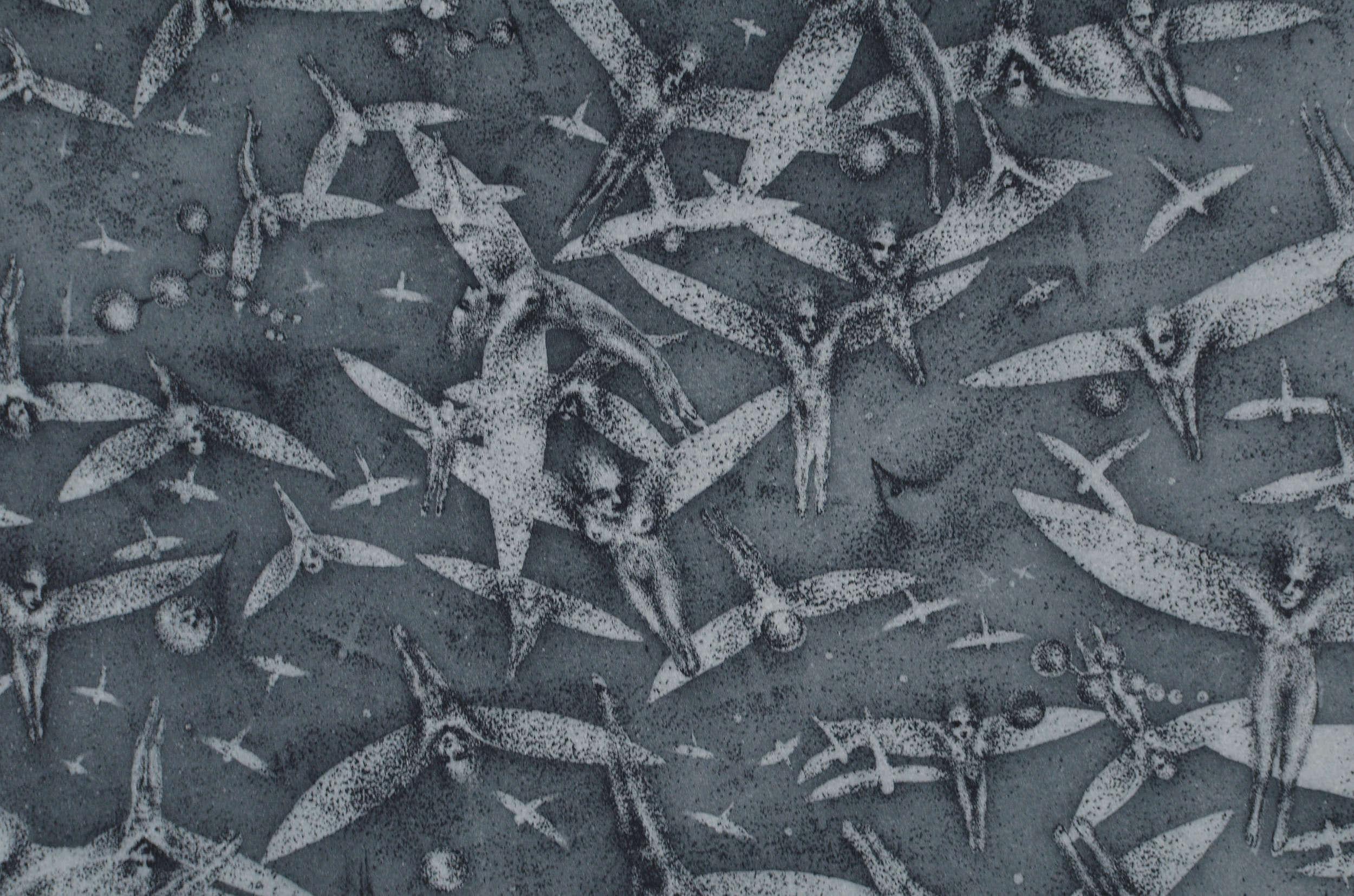 Porioheresis. 2004. Paper, etching, 49.5x51.5 cm For Sale 3