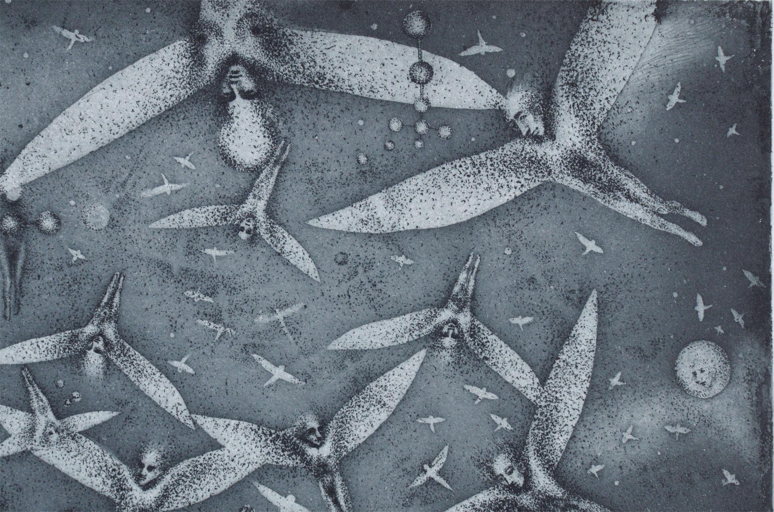 Porioheresis. 2004. Paper, etching, 49.5x51.5 cm For Sale 4