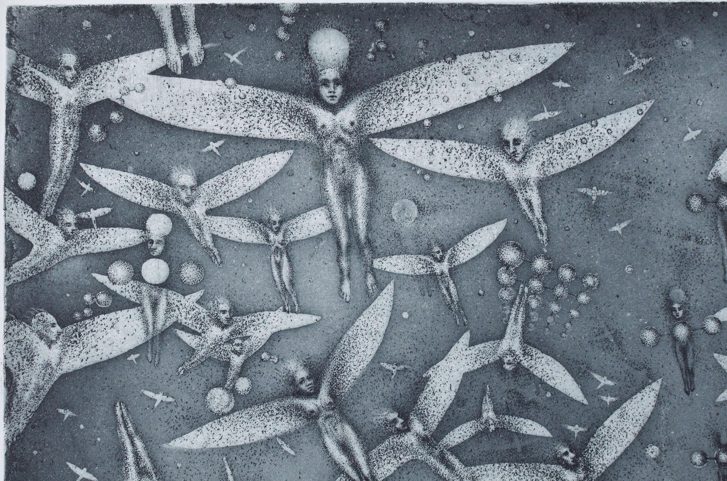 Porioheresis. 2004. Paper, etching, 49.5x51.5 cm For Sale 5