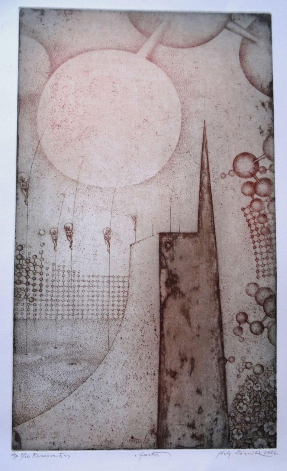 Réservoir  2006, 8/50, papier, gravure, 49,5x29 cm