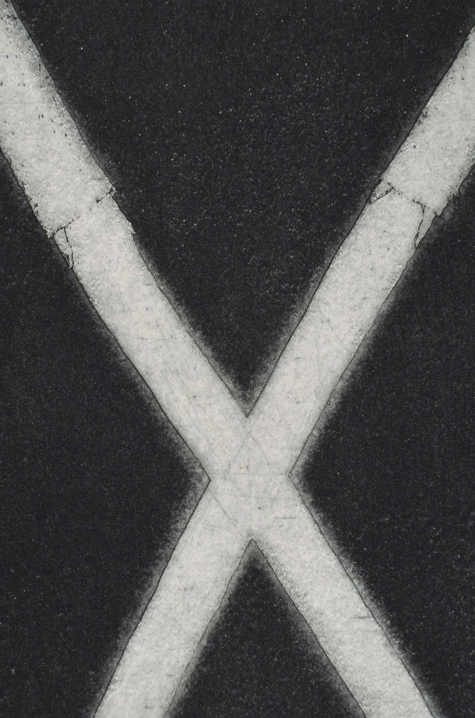 Scissors. 1995. Paper, etching. 41.5x59 cm For Sale 4