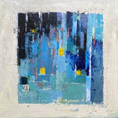 Arte 3, Nélio Saltão, 2020, Contemporary Art, Oil on canvas, Blue and black