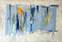Pintura que trago, Nélio Saltão, 2020, Contemporary, Oil on canvas, Blue