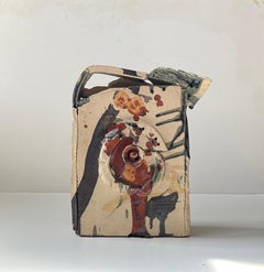 Nell Bernard Leauté Escultura abstracta de cerámica "Construcción deconstruida