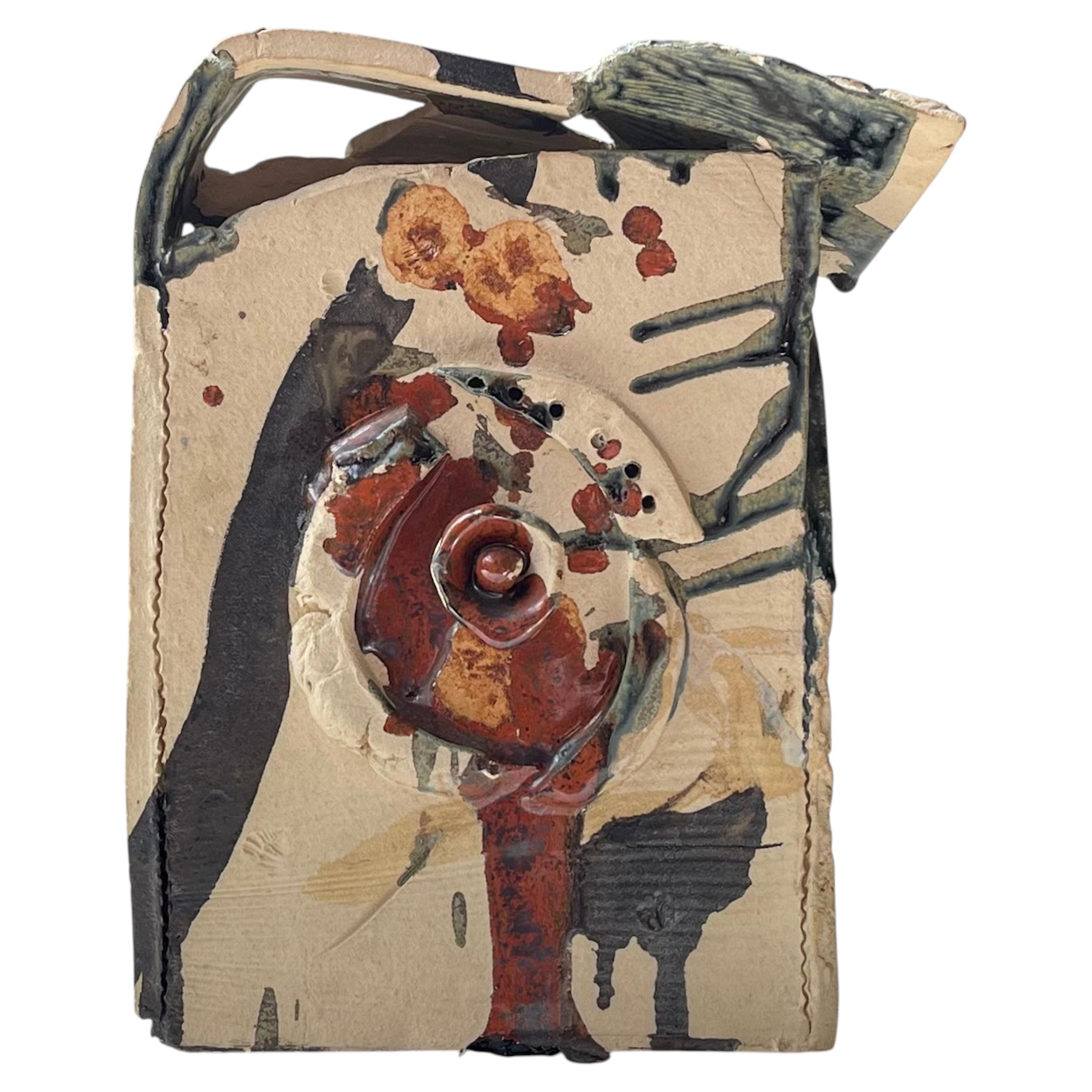 Nell Bernard Leauté Abstract Ceramic Sculpture 'Deconstructed Construct' For Sale