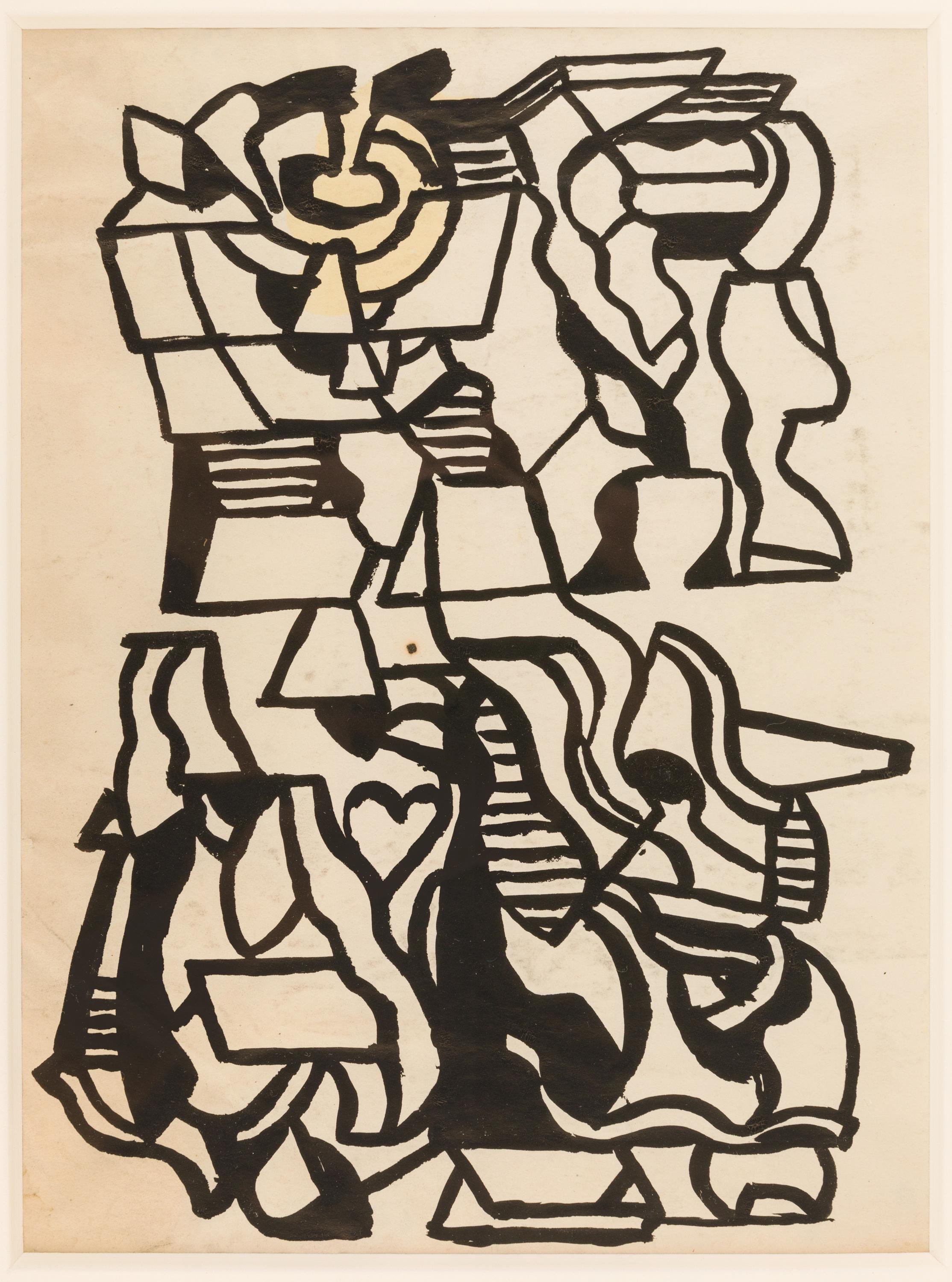 Während ihrer ersten Jahre in New York wandelte sich Blaines Werk, das zuvor streng realistisch gewesen war, zu einem abstrakten, von Mondrian, Leger und Jean Helion inspirierten Werk. Einst war sie das jüngste Mitglied der American Abstract