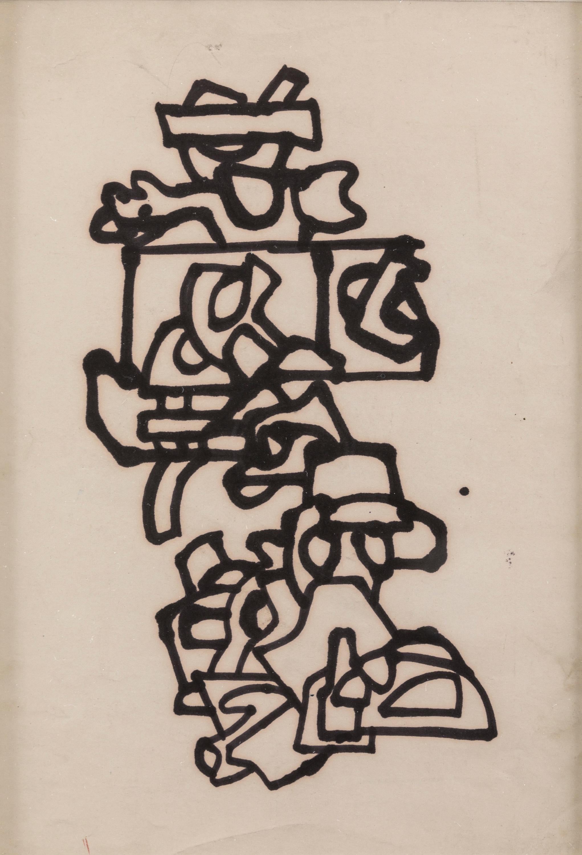 Durante i primi anni a New York il lavoro di Blaine, che in precedenza era stato strettamente realista, divenne astratto, ispirato da Mondrian, Leger e Jean Helion. Un tempo era il membro più giovane degli artisti astratti americani. Fu anche membro
