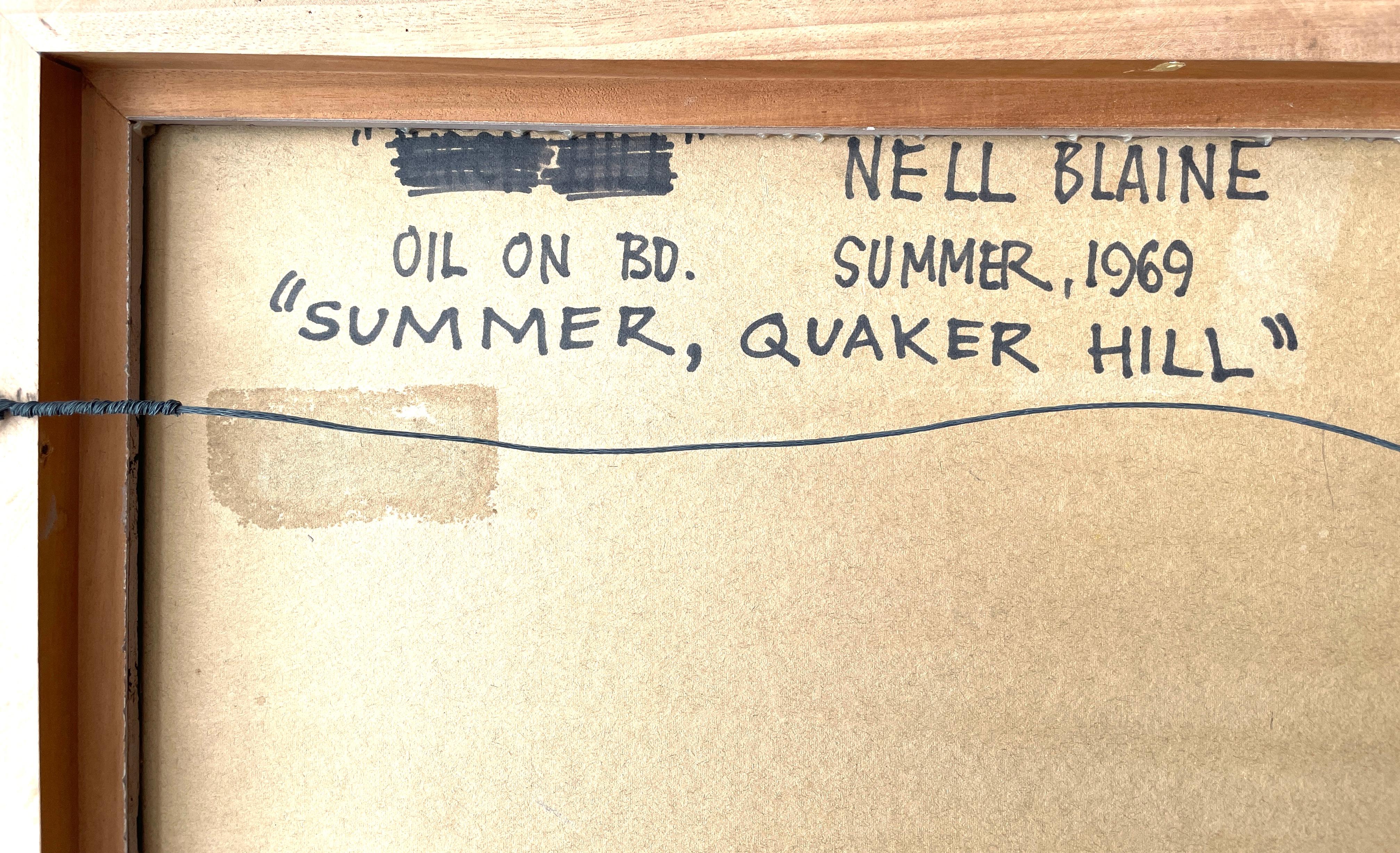 Summer, Quaker Hill peinture à l'huile de Nell Blaine en vente 4