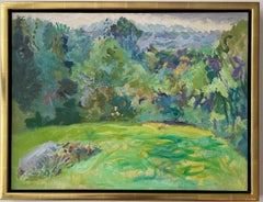Used Summer, Quaker Hill oil painting by Nell Blaine