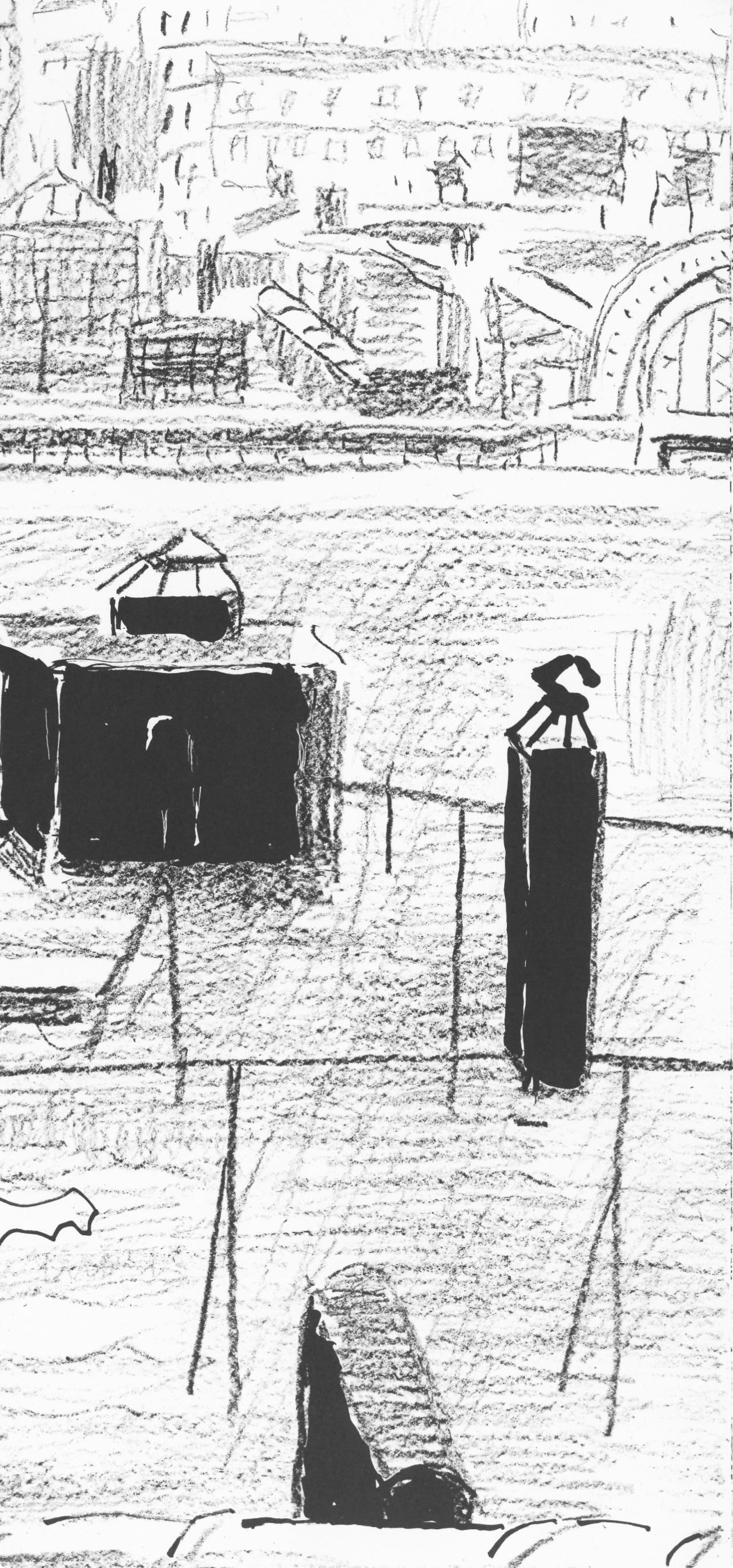 Blaine, Komposition, In Memory of My Feelings (nach) (Akademisch), Print, von Nell Blaine