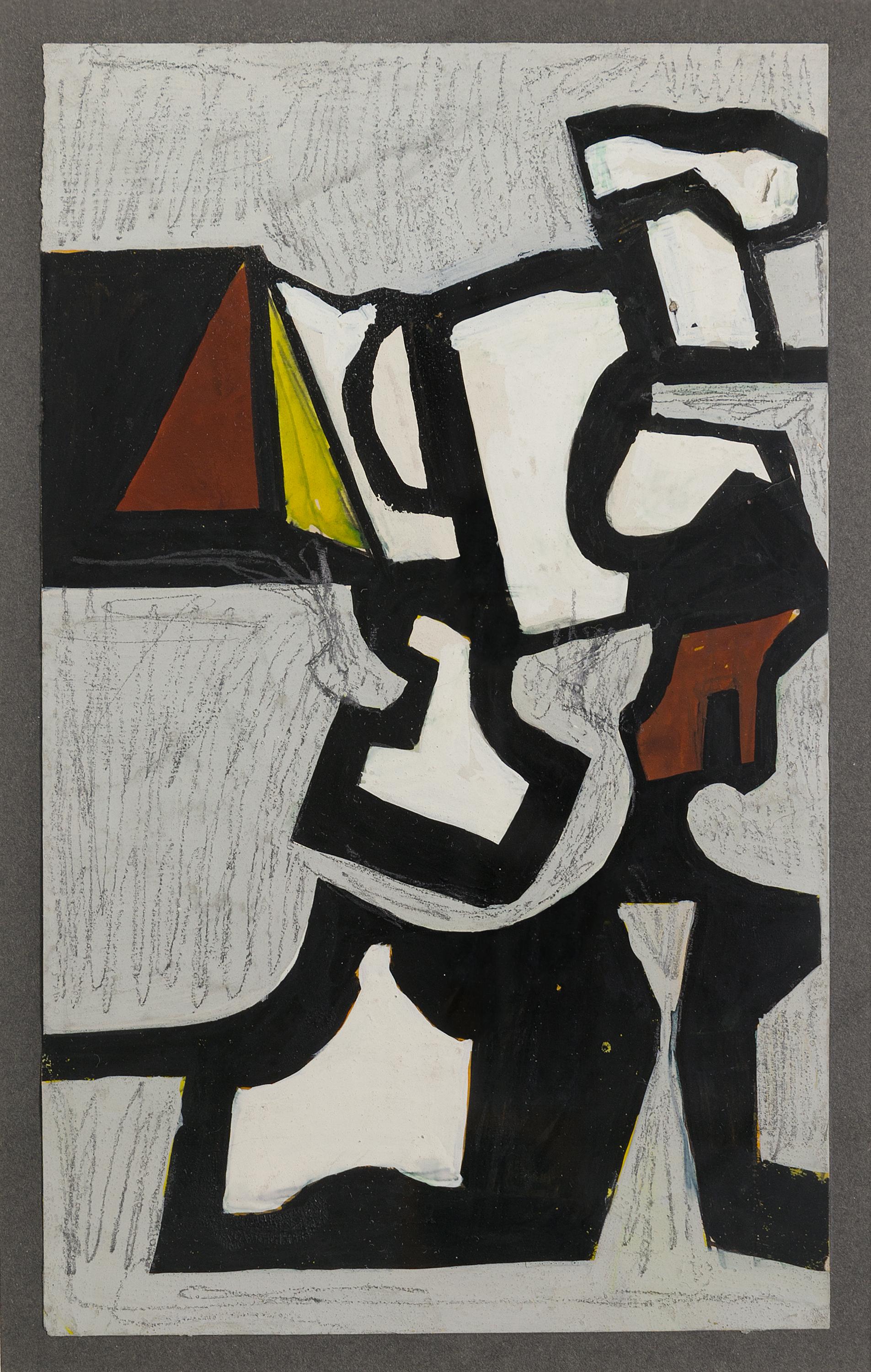 During her first years in New York Blaine's work, which had previously been tightly realist, turned abstract, inspired by Mondrian, Leger and Jean Helion. At one time she was the youngest member of the American Abstract Artists. She was also a