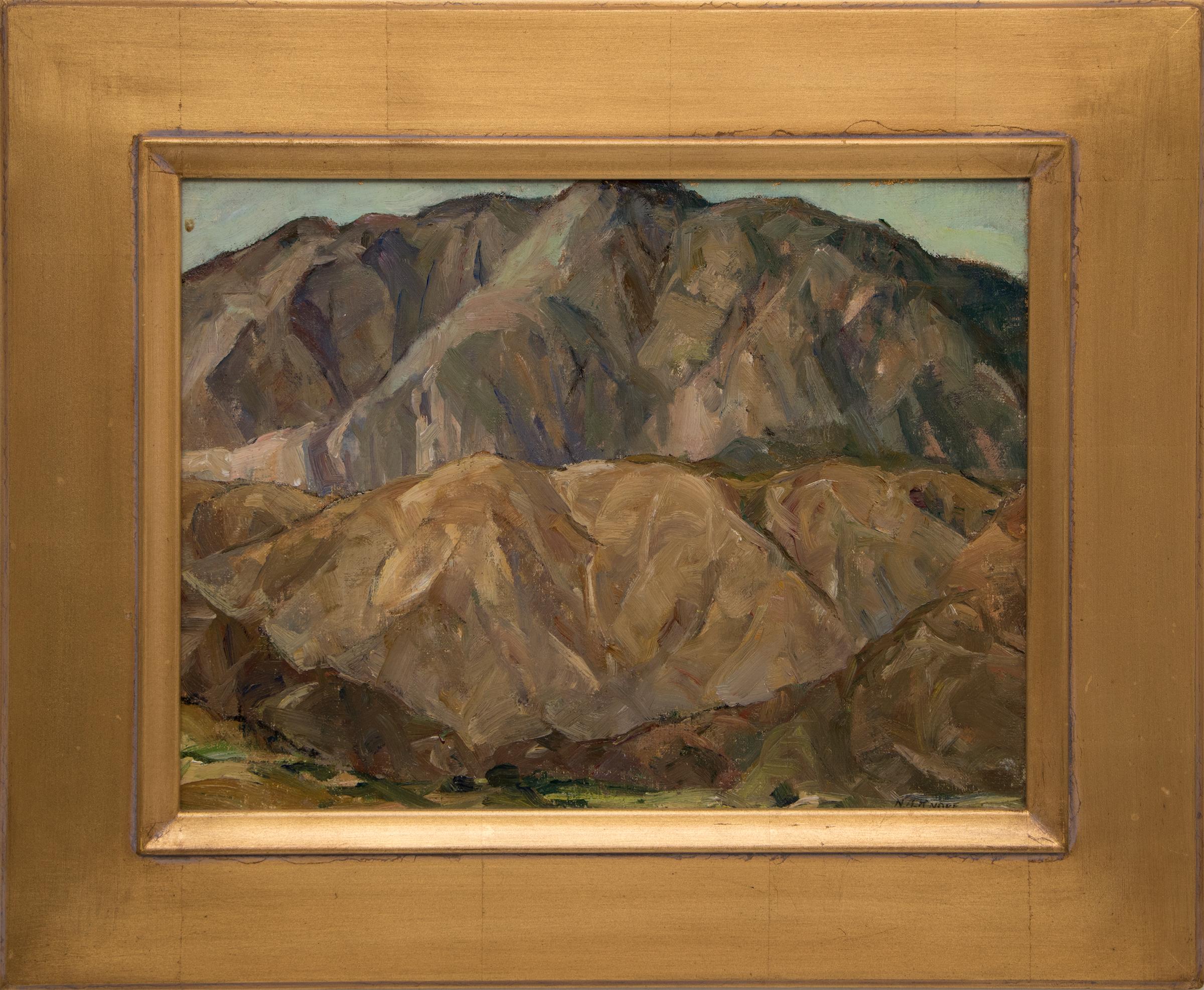 Nellie Augusta Knopf Landscape Painting - Mountain Study (Landscape)