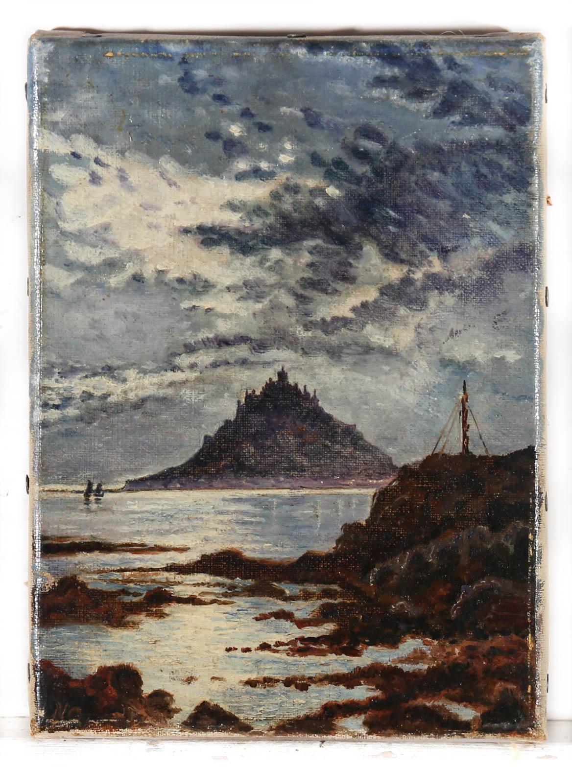 Nellie Cooper - Scuola di Newlyn 1917 Olio, St. Michael's Mount 2