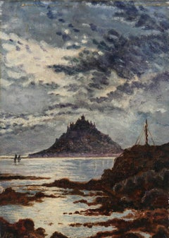 Nellie Cooper - Scuola di Newlyn 1917 Olio, St. Michael's Mount