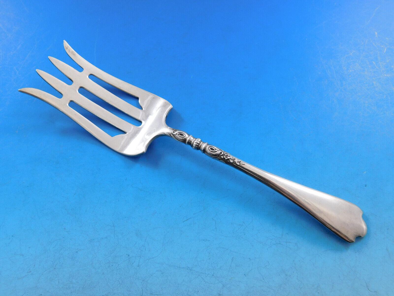 Ensemble de couverts en argent sterling Nellie Custis par Lunt pour 12 personnes 89 pièces en vente 1