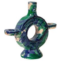 Nelo, Blue and Green Candle Holder