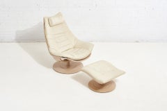 Nelo "Flight High" Swedish Chair and Ottoman Designed by Takashi Okamura