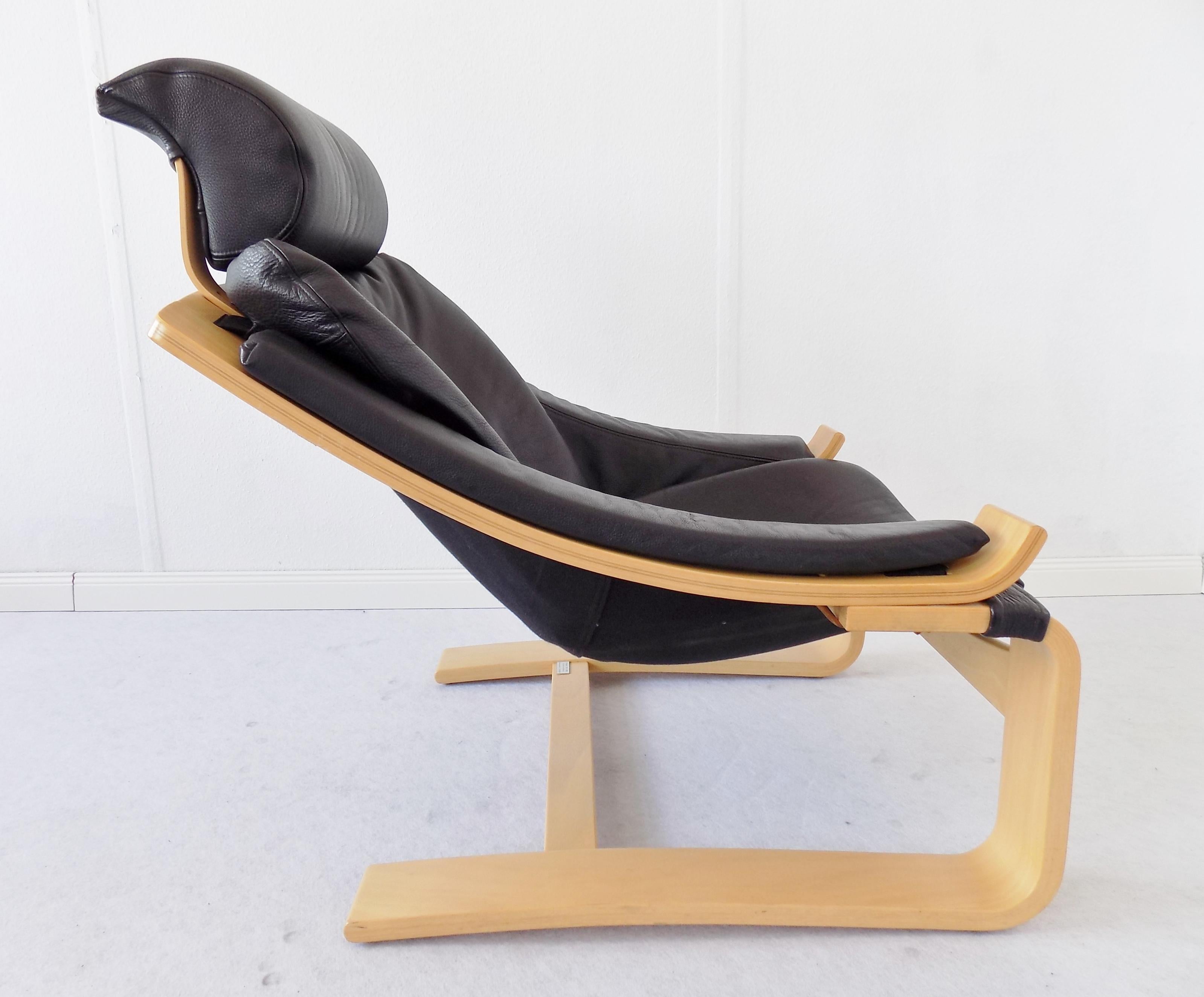 Swedish Nelo Kroken Lounge Chair by Ake Frybitter For Sale