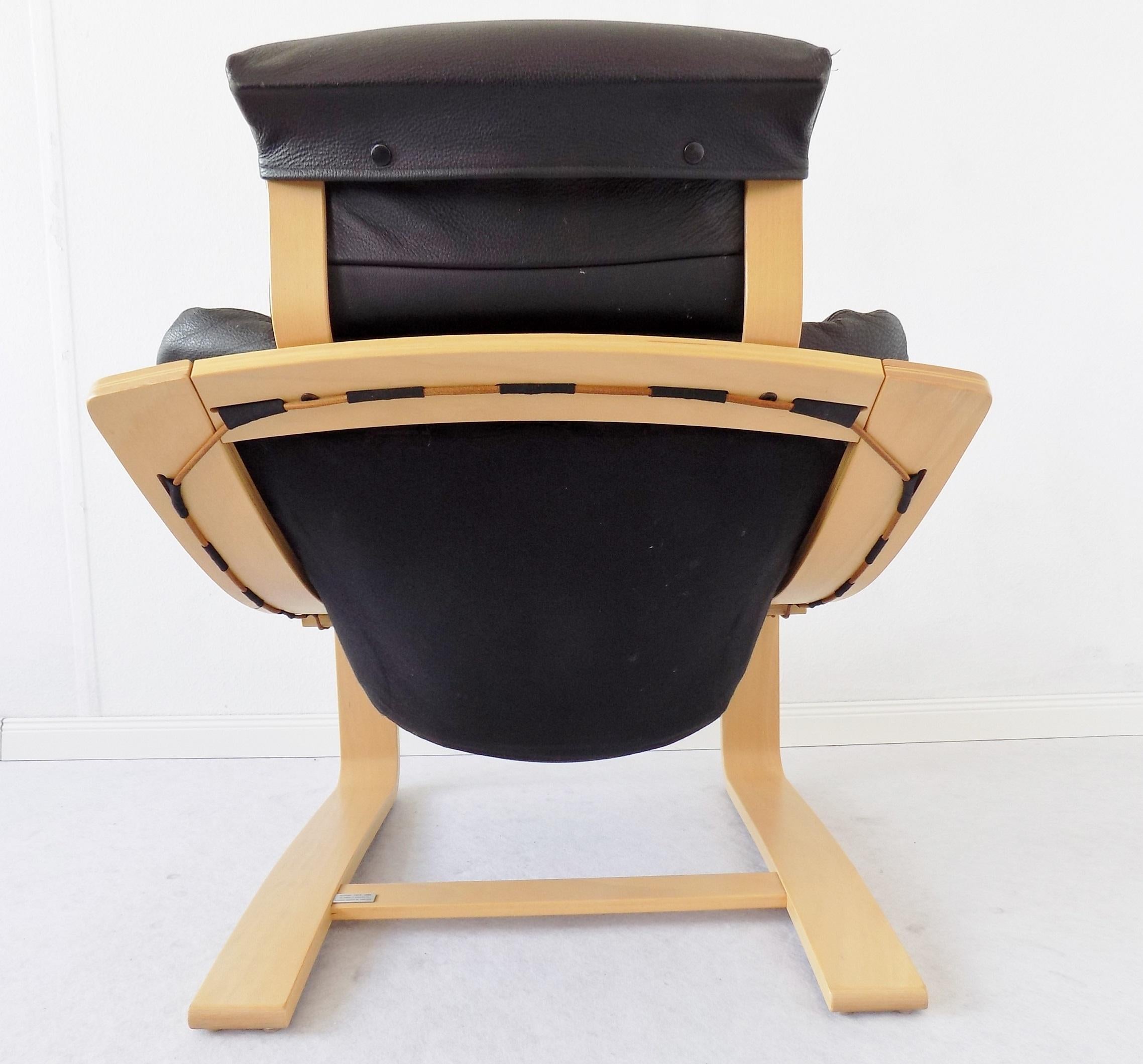 Nelo Kroken Lounge Chair by Ake Frybitter For Sale 1