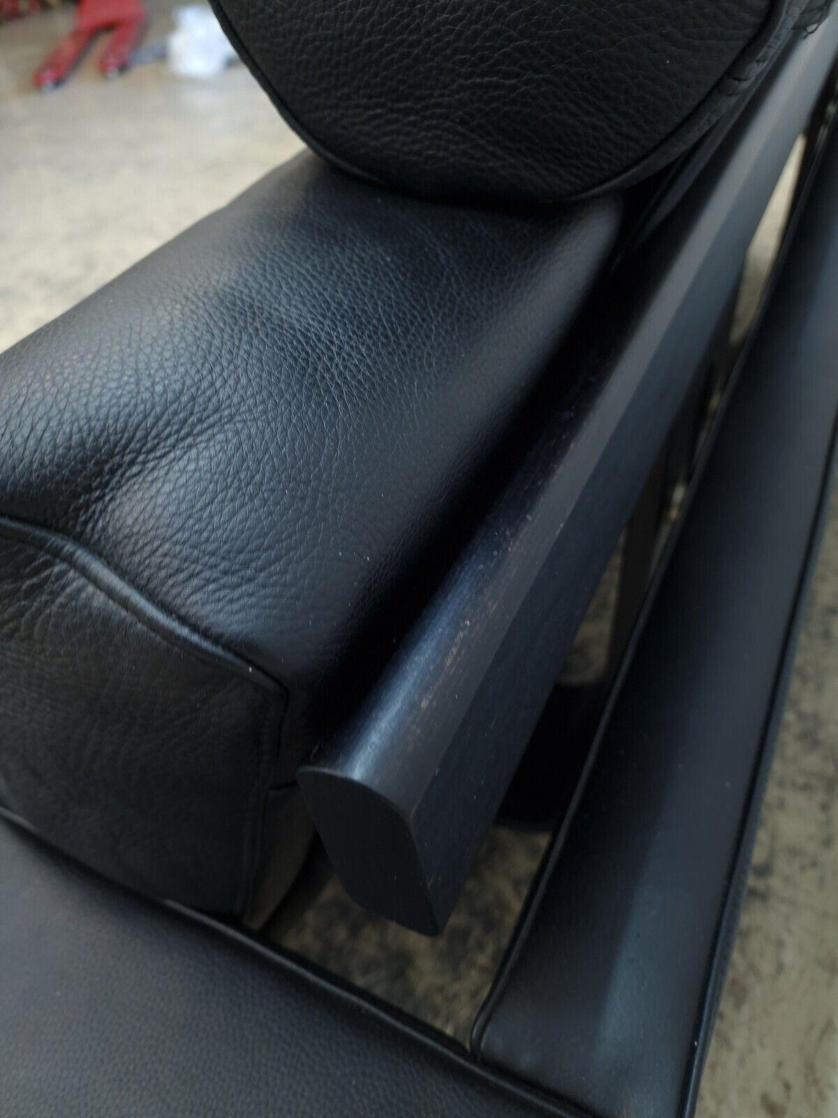 Cuir Nelo Kroken Sofa Åke Fribytter Designer Ledersofa Designersofa Canapé en schwarz en vente