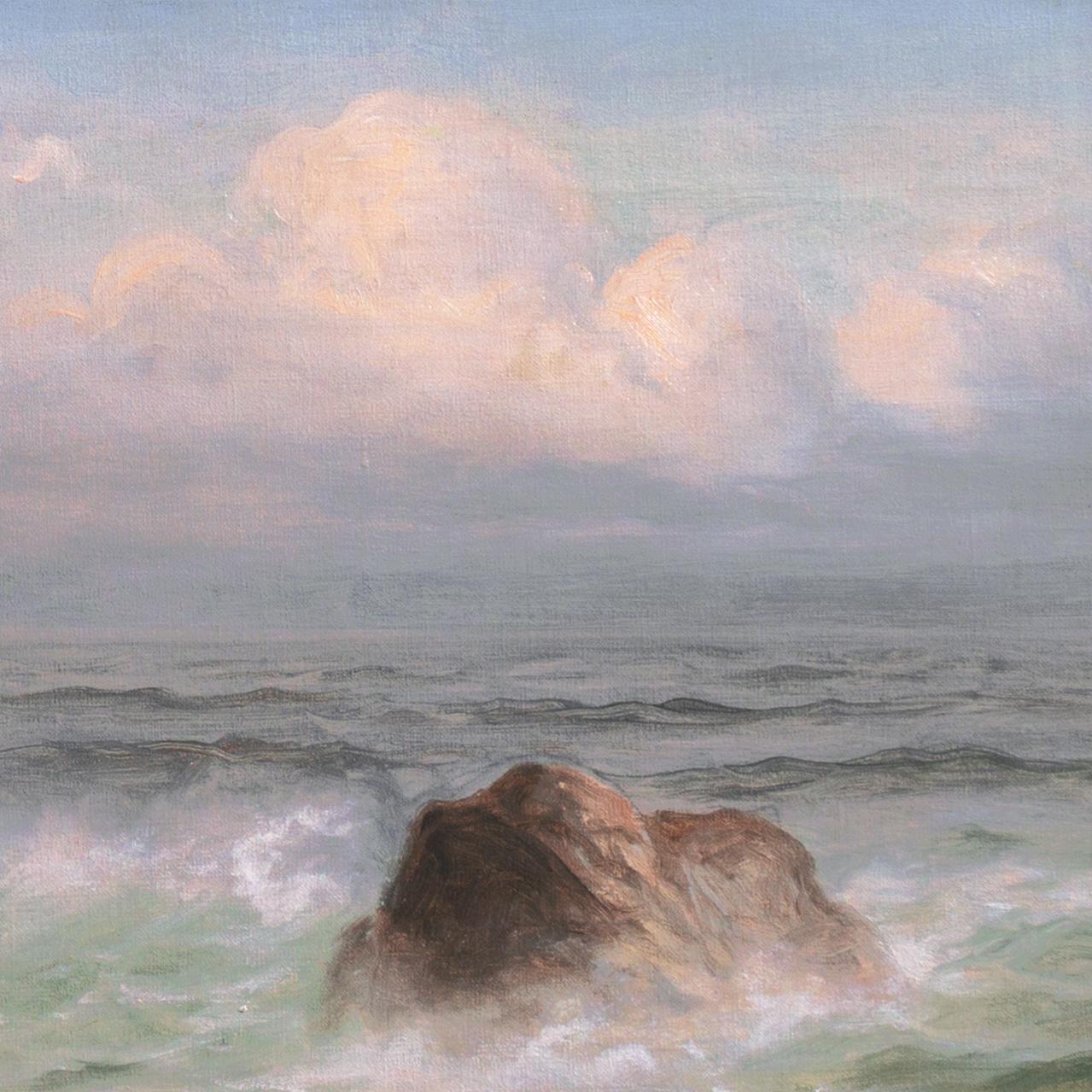 'Pacific Sunset Clouds', California, Berlin Royal Academy, SFAA, De Young Museum - Impressionist Painting by Nels Hagerup