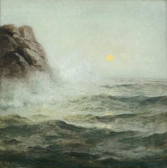 Sunset Off San Francisco Bay Golden Gate