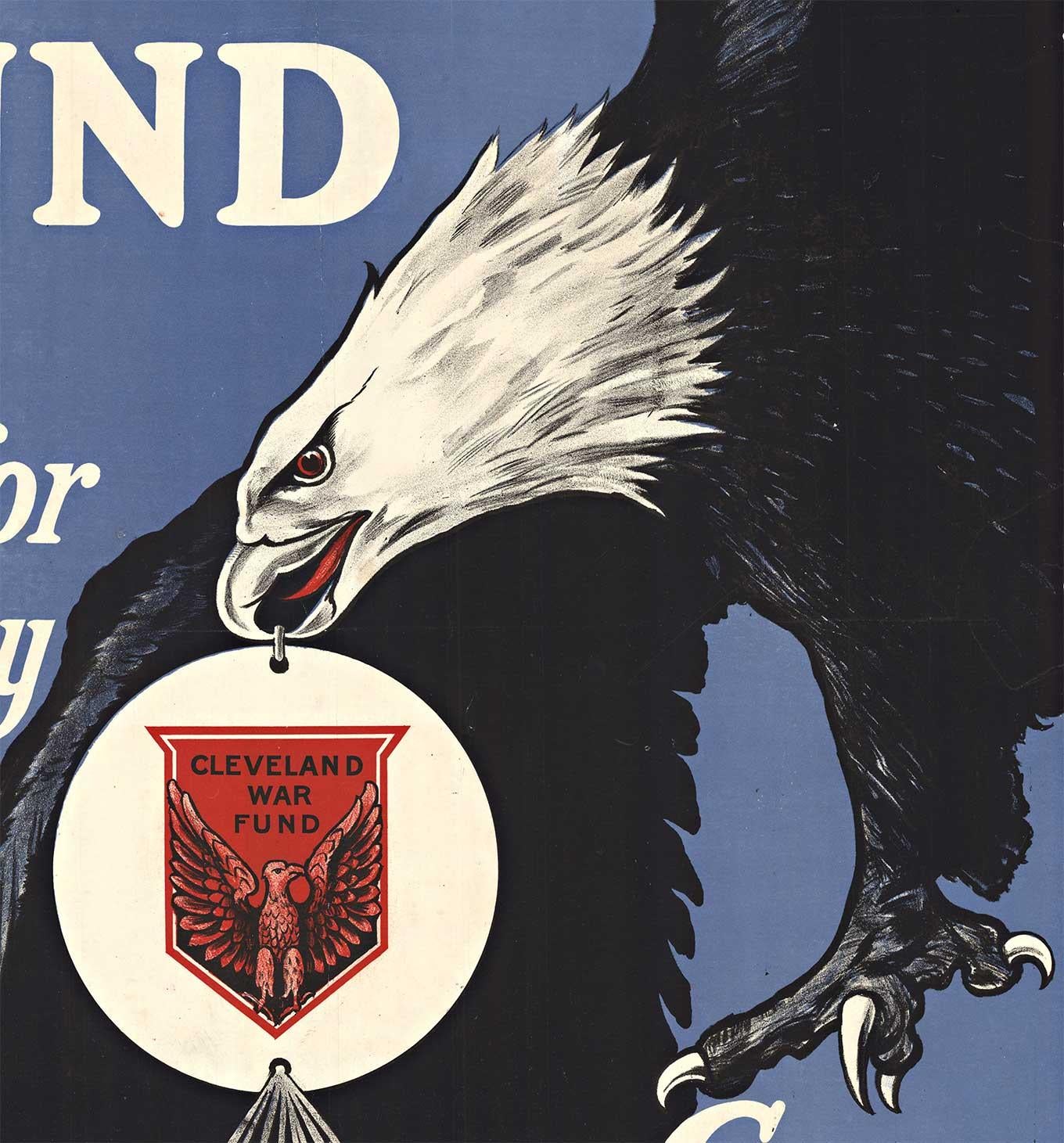 Originales Originalplakat „Cleveland War Fund, All for Victory“ – Print von Nelson A Arend