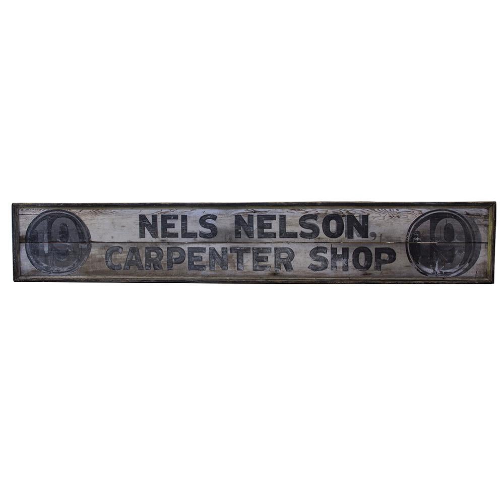 Nelson Carpentry Sign For Sale